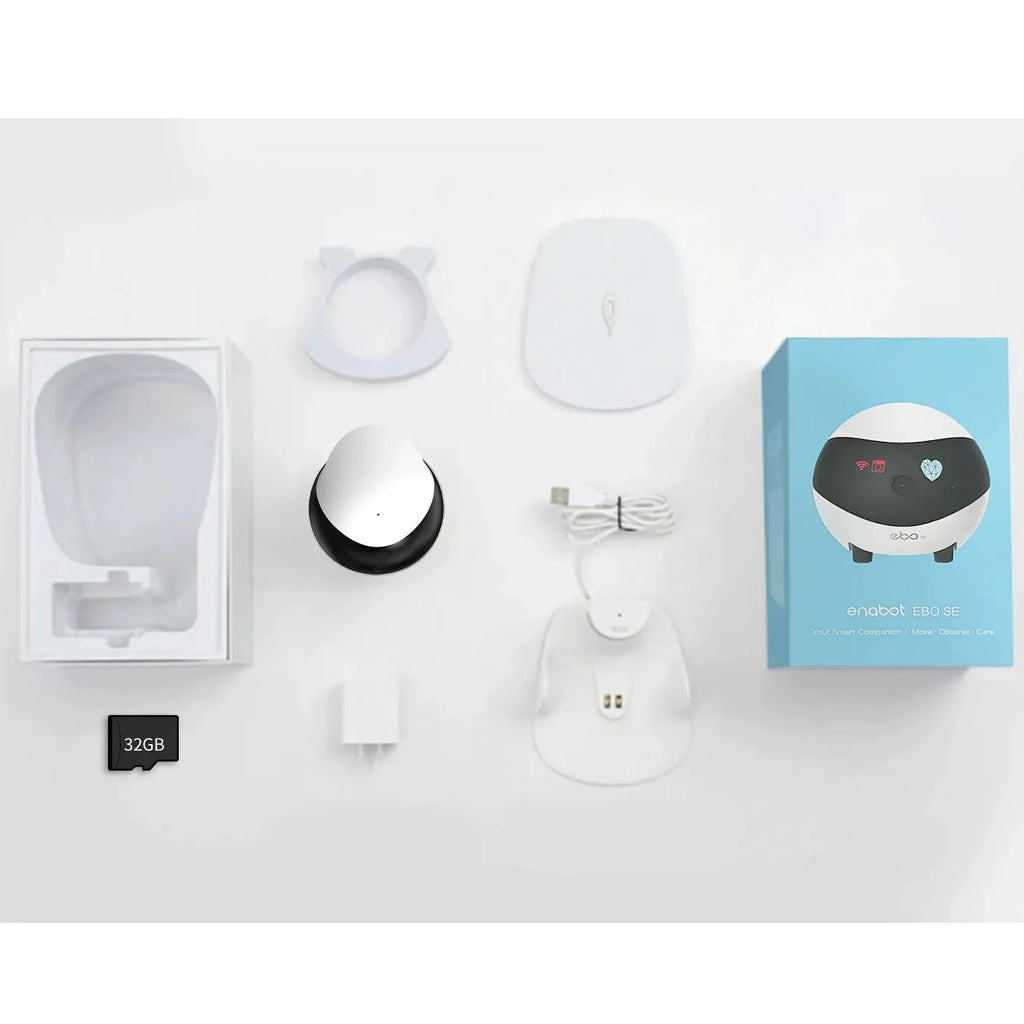 Enabot EBO SE Camera Robot for Dog Cat Baby 1080P Pet Camera Startlight Night Vision Wireless Remote Control