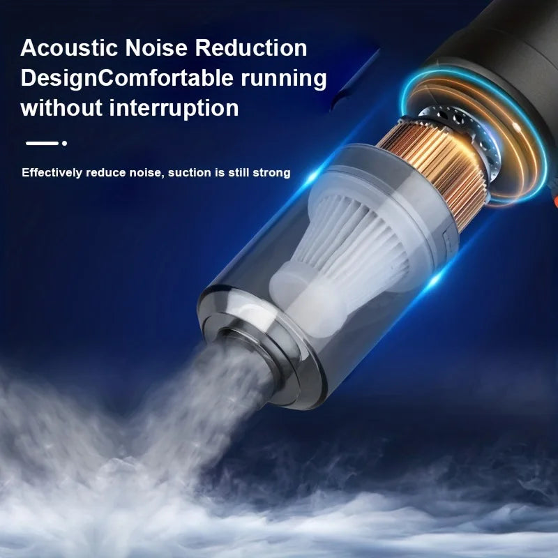 Wireless Car Vacuum Cleaner Cordless Handheld Cleaning Robot Auto Vacuums Strong Suction Cleaner for Car